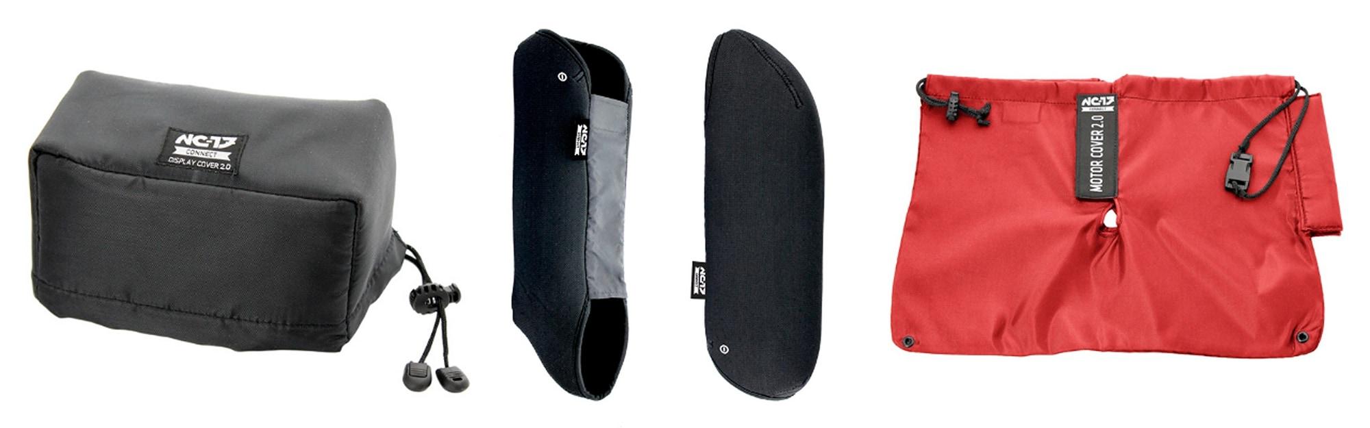 Hochwertige NC-17 Hüllen für Display und Motorabdeckung, ideal für den sicheren Transport und Schutz Ihrer E-Bike-K