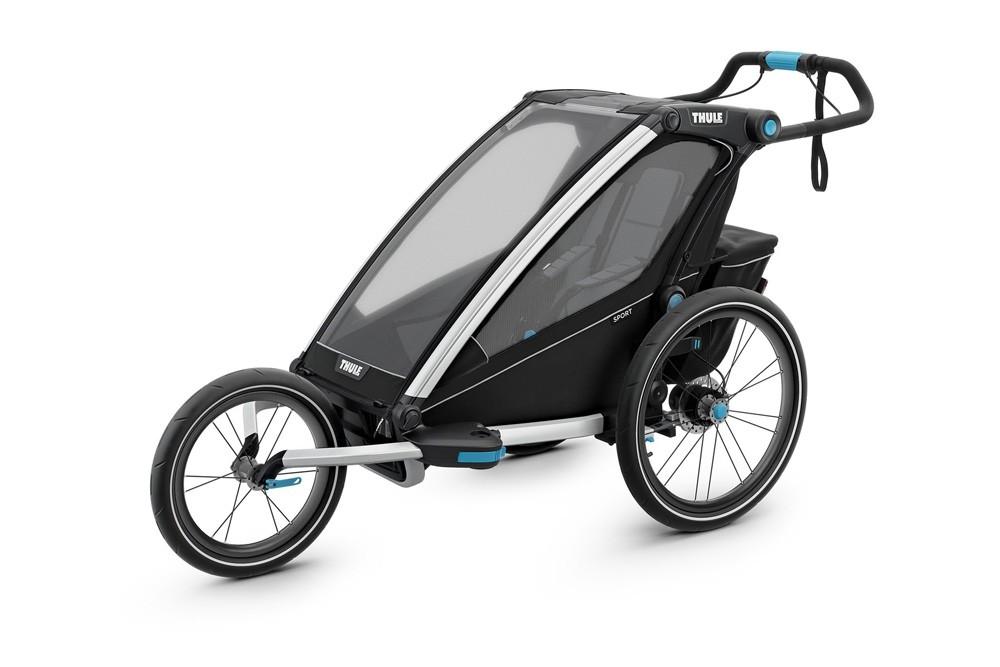 Das Bild zeigt einen Thule Chariot Sport Anhänger