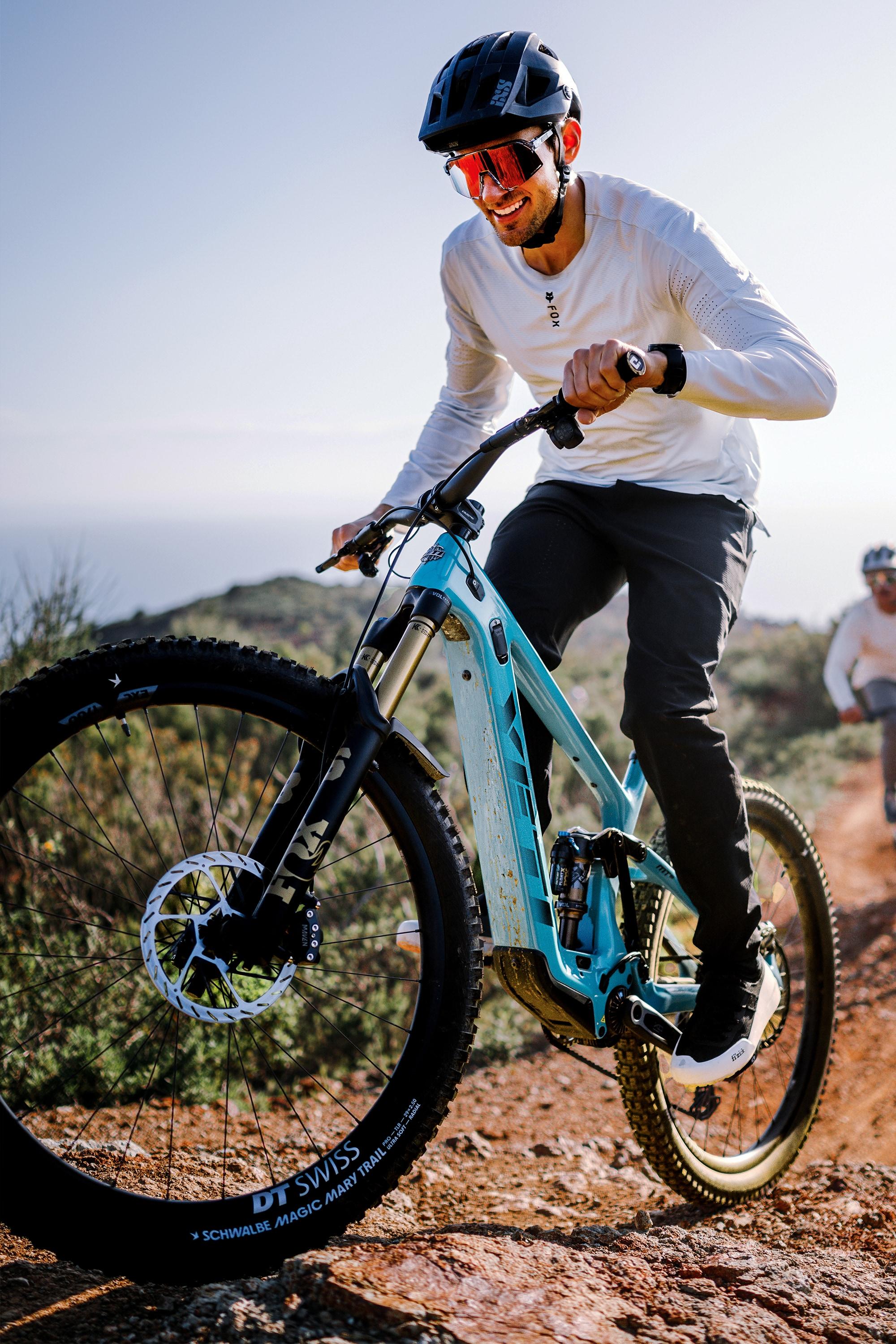 Entdecken Sie das TQ HPR60 E-Mountainbike für anspruchsvolle Trails. Perfekt für Abenteuerliebhaber auf rauem Gelän