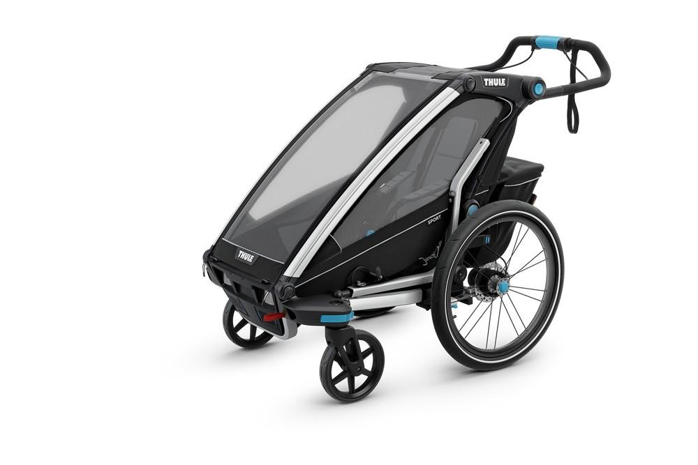 Das Bild zeigt einen Thule Chariot Sport Anhänger
