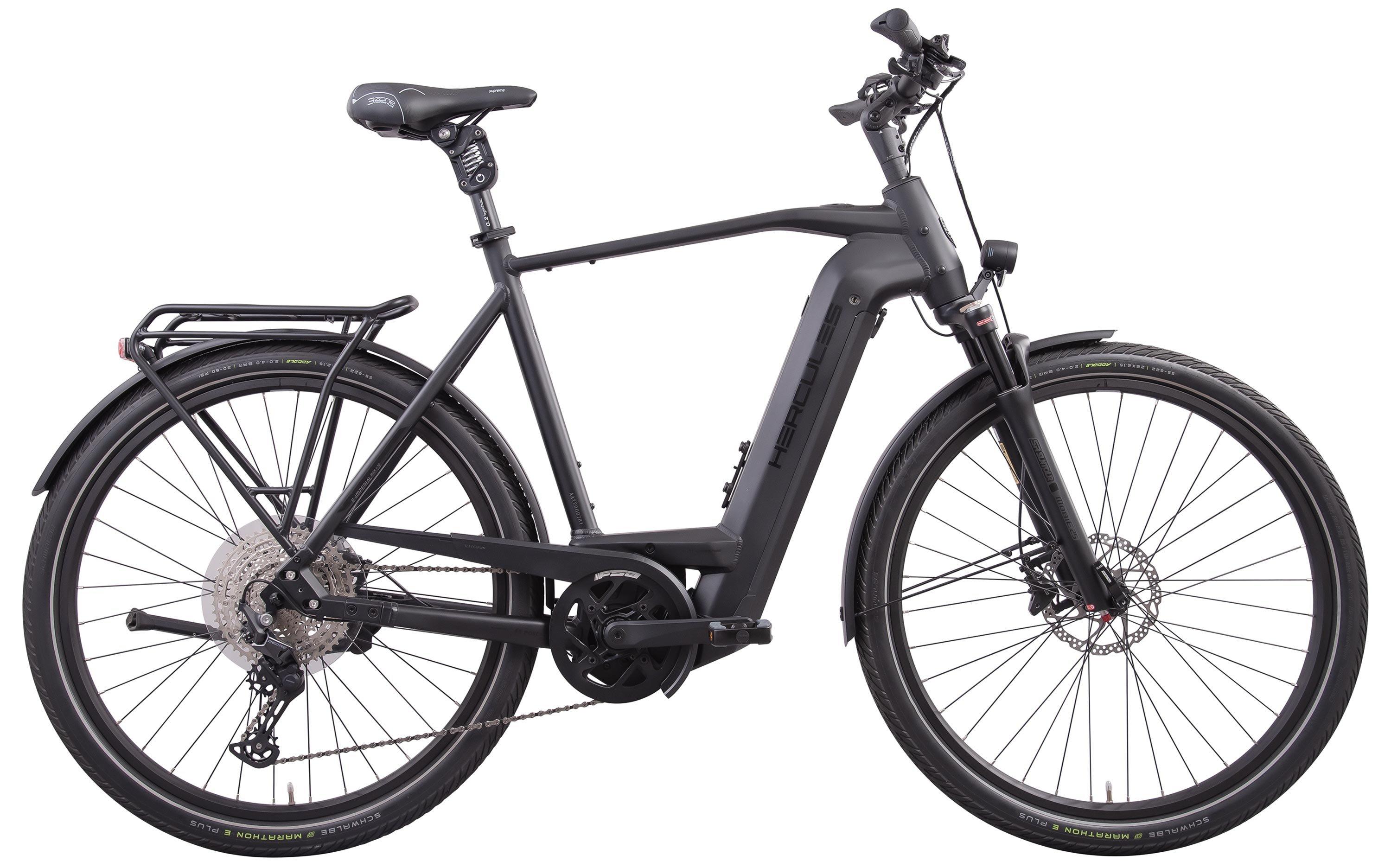 Hercules E-Imperial Max I-12 Schwarz/Anthrazit