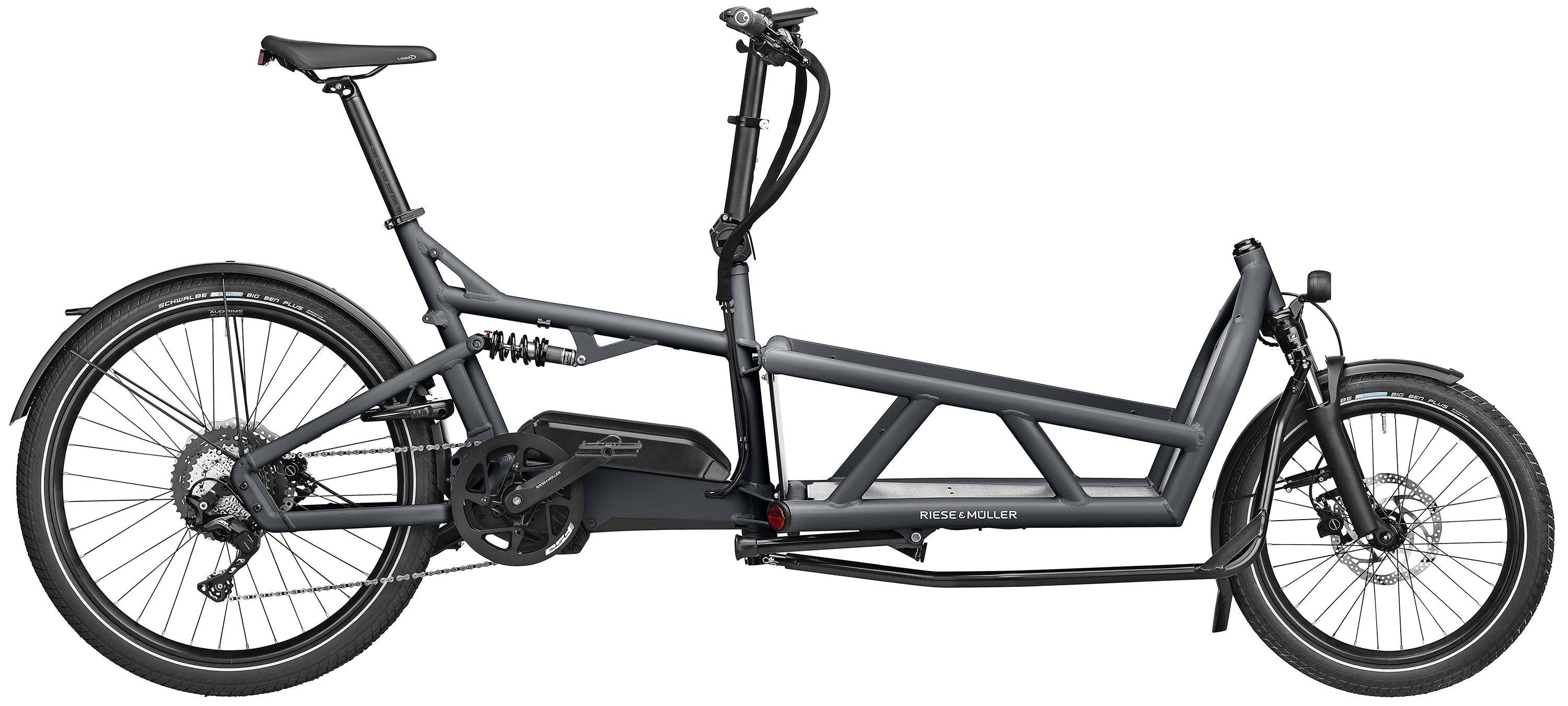 Riese & Müller Load4 60 touring Schwarz/Grau/Blau