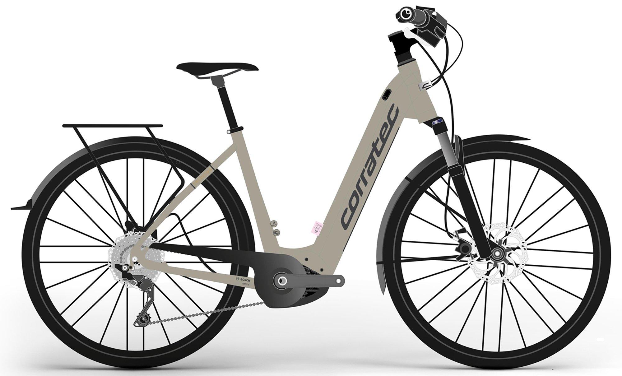 Corratec E-Power Trekking 28 SE 3.0 CX7 12S Wave Braun/Beige