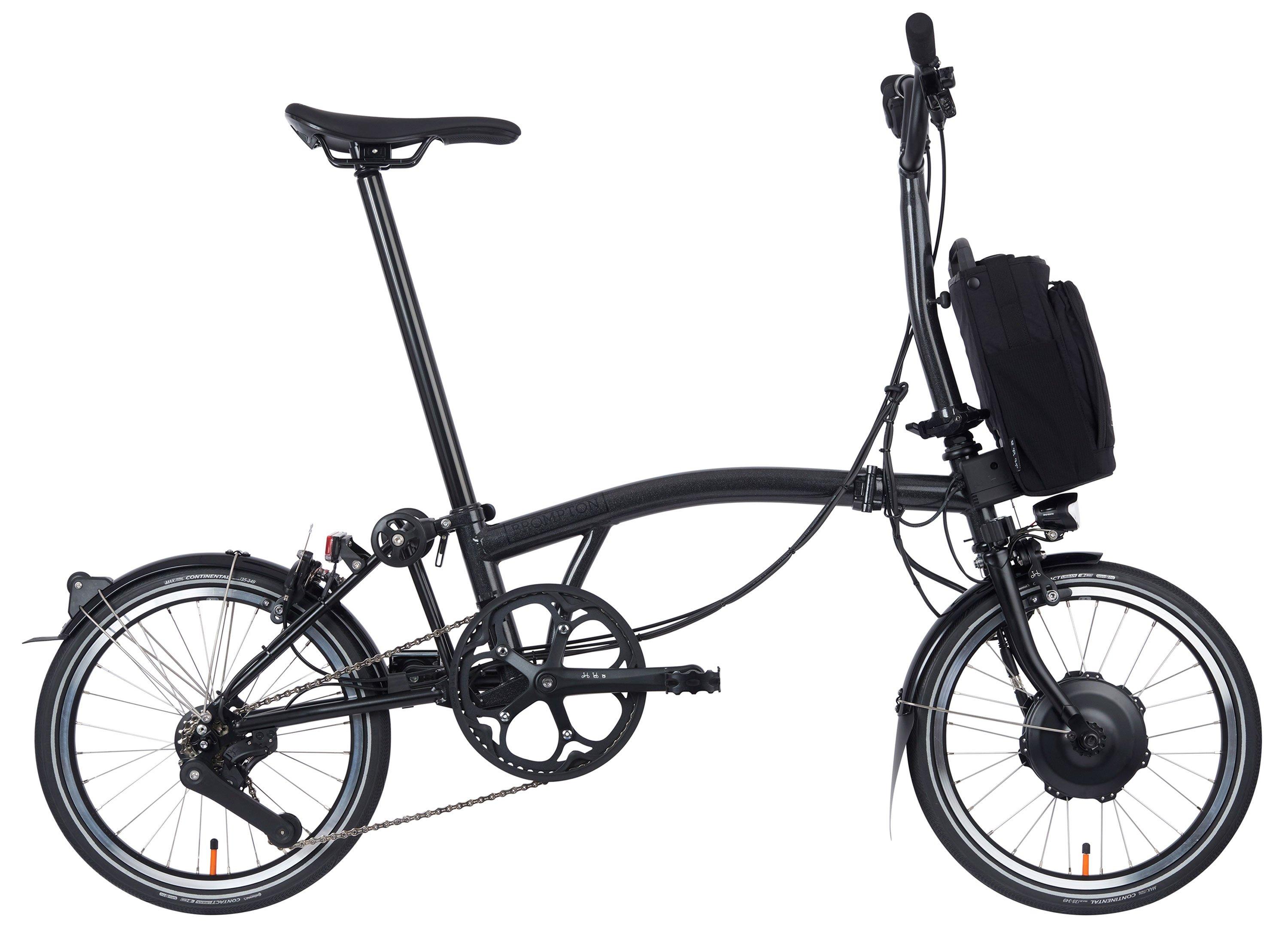 Brompton Electric P Line Urban Mid Schwarz