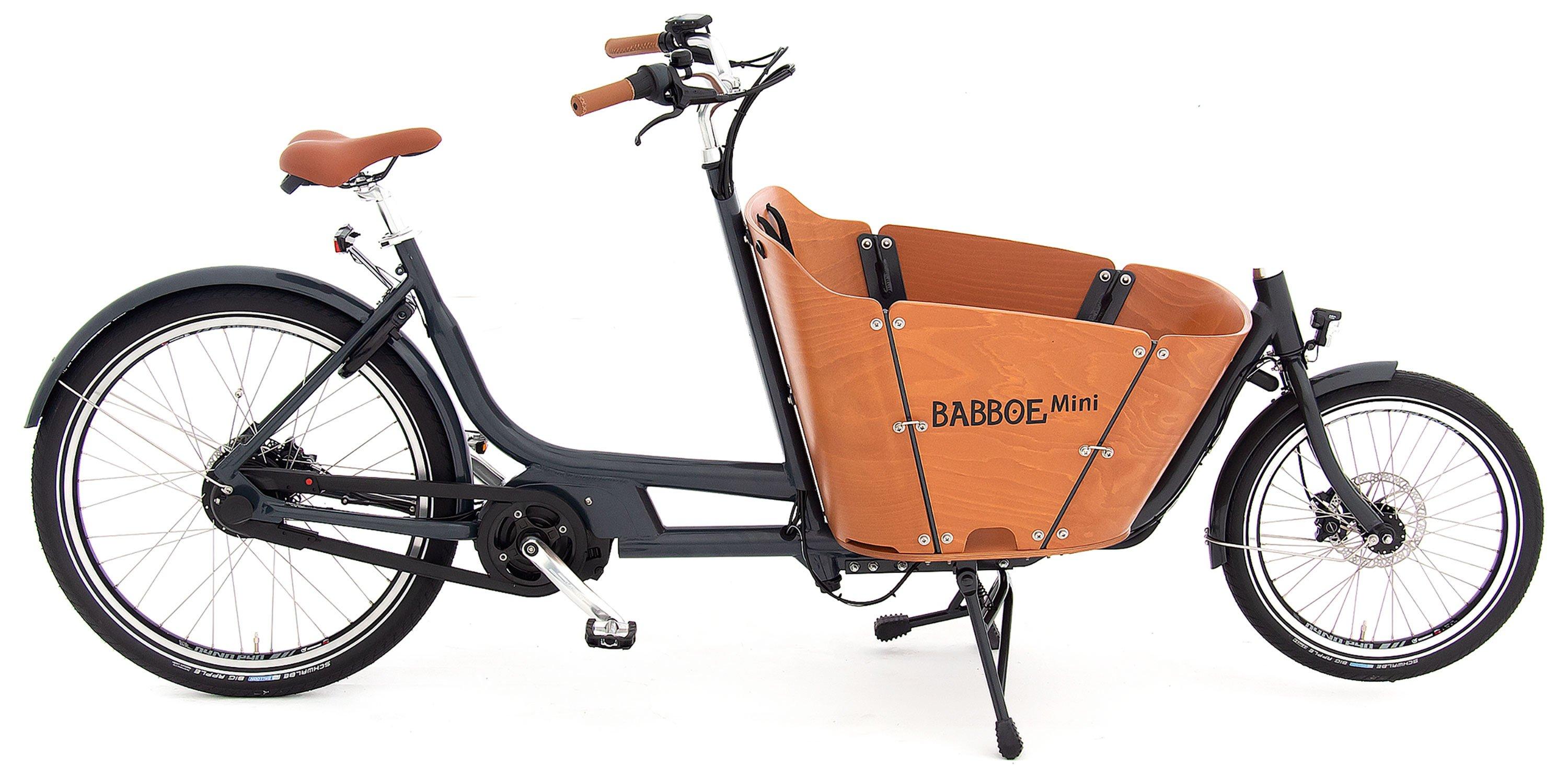 Babboe Mini Mountain Schwarz/Anthrazit/Braun
