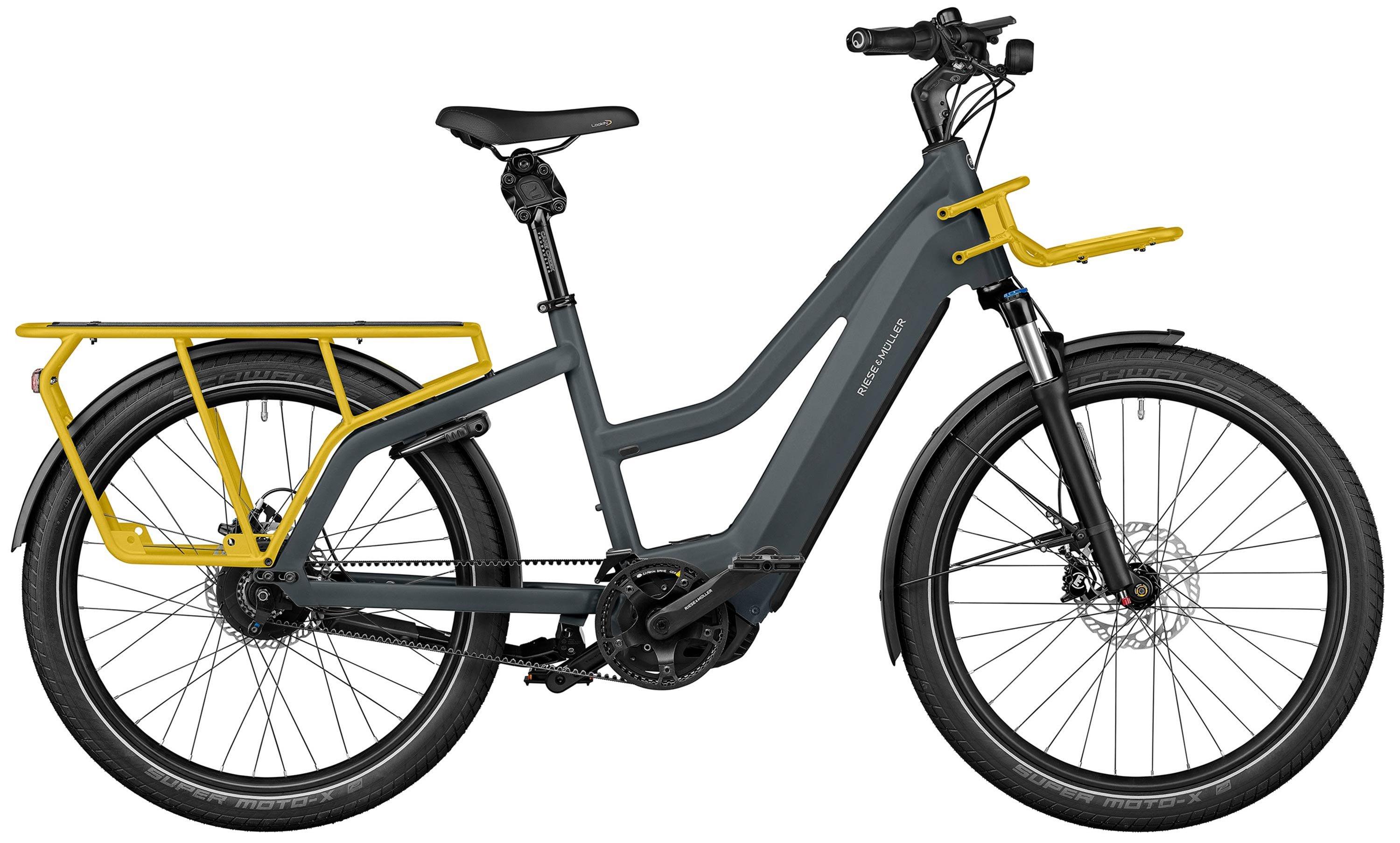 Riese & Müller Multicharger2 Mixte GT vario Anthrazit/Grau/Gelb