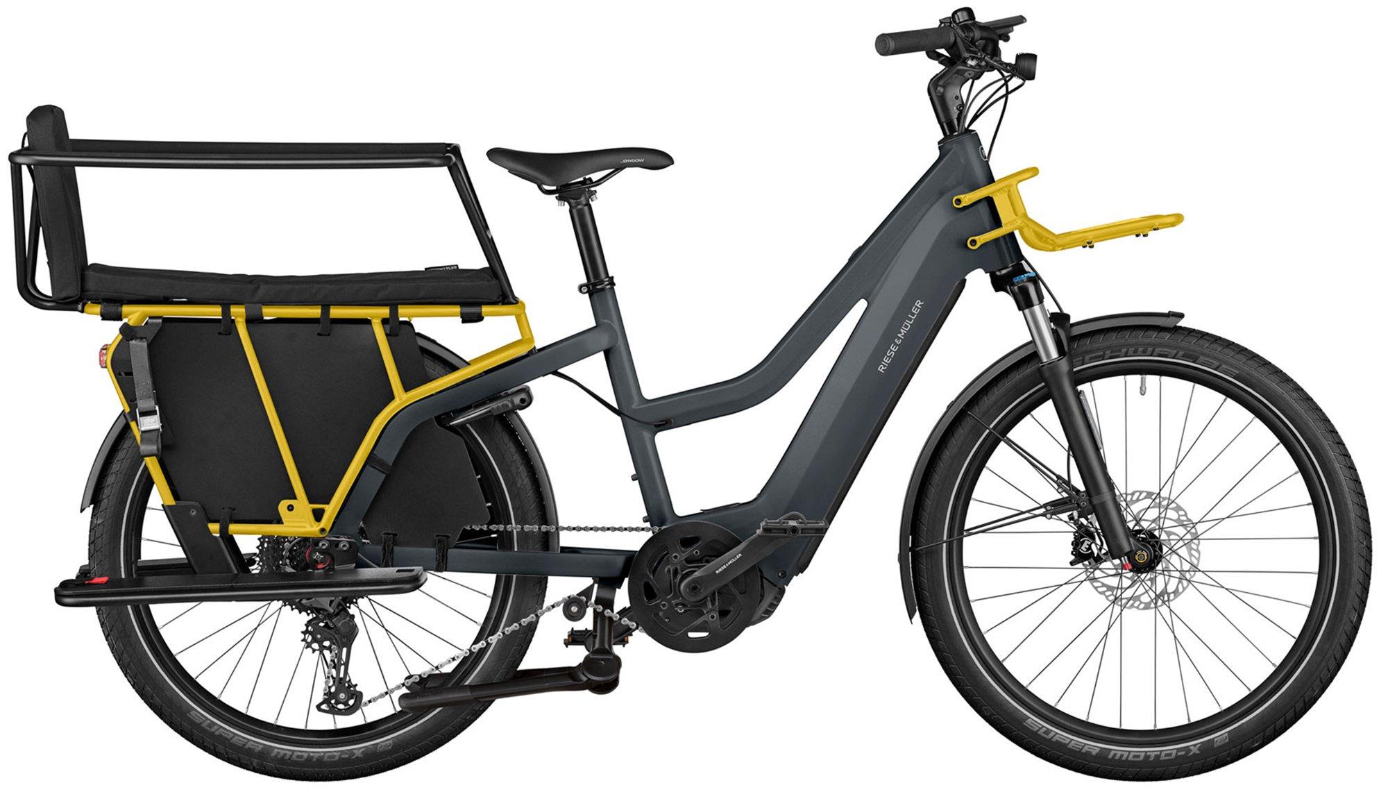 Riese & Müller Multicharger2 Mixte GT family Anthrazit/Grau/Gelb