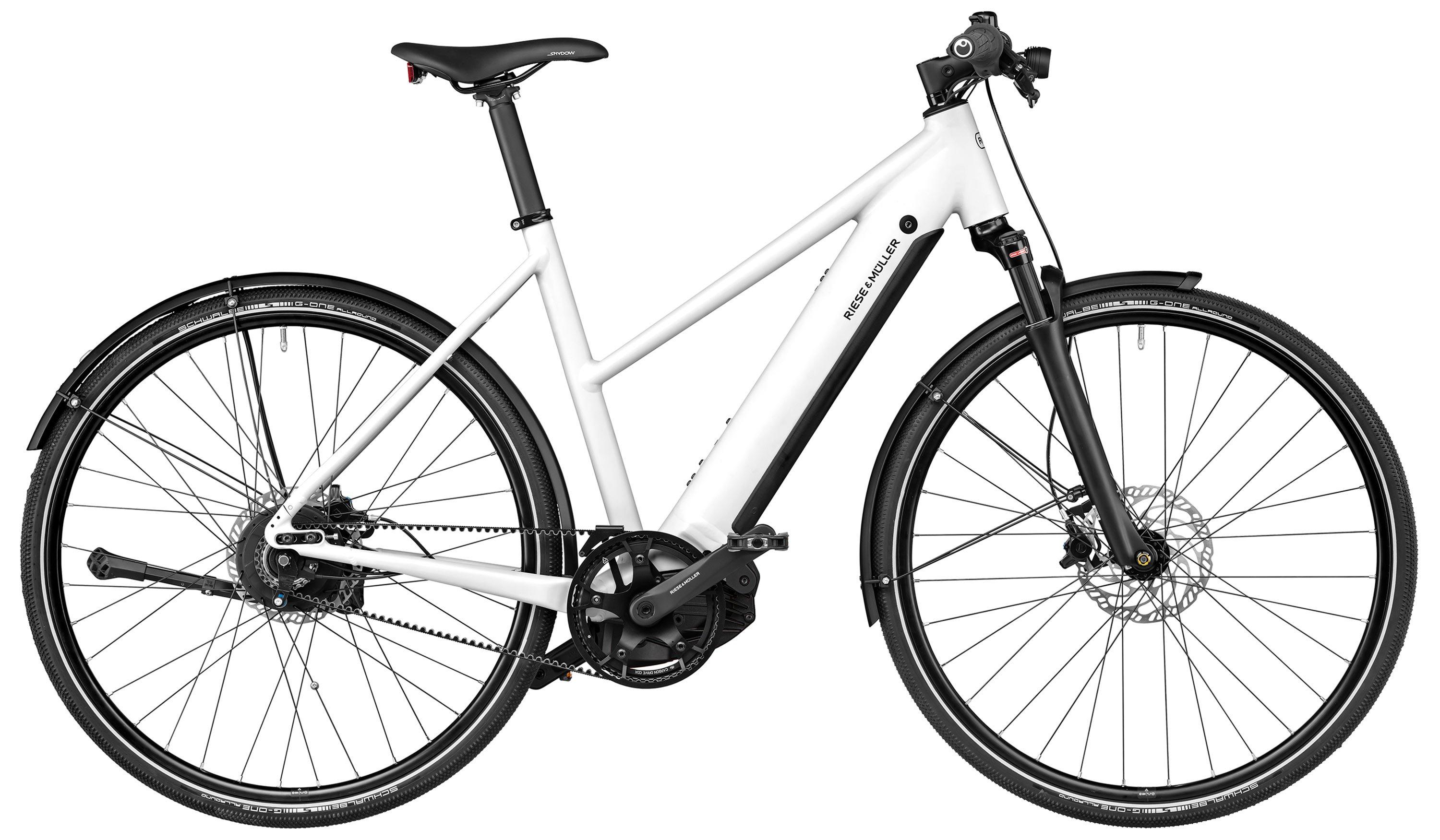 Riese & Müller Roadster4 Mixte vario Testbike Weiß