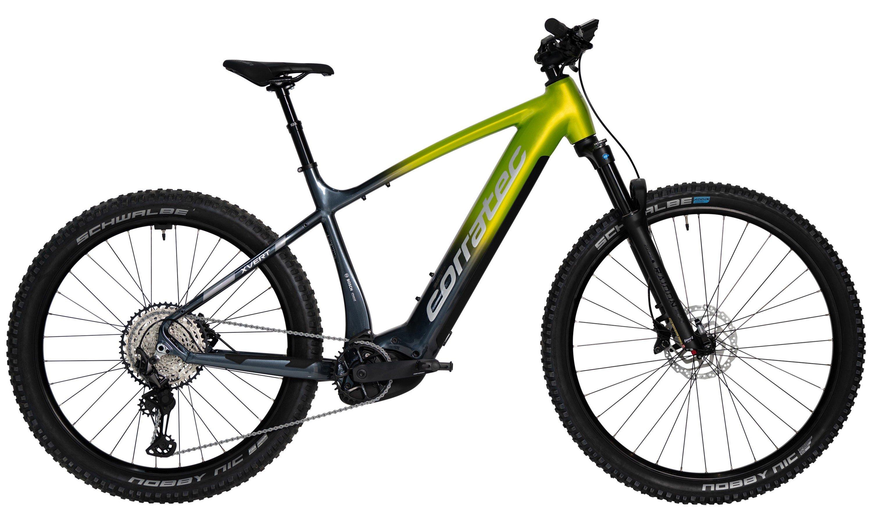 Corratec E-Power X Vert Pro Team Grau/Grün/Gelb