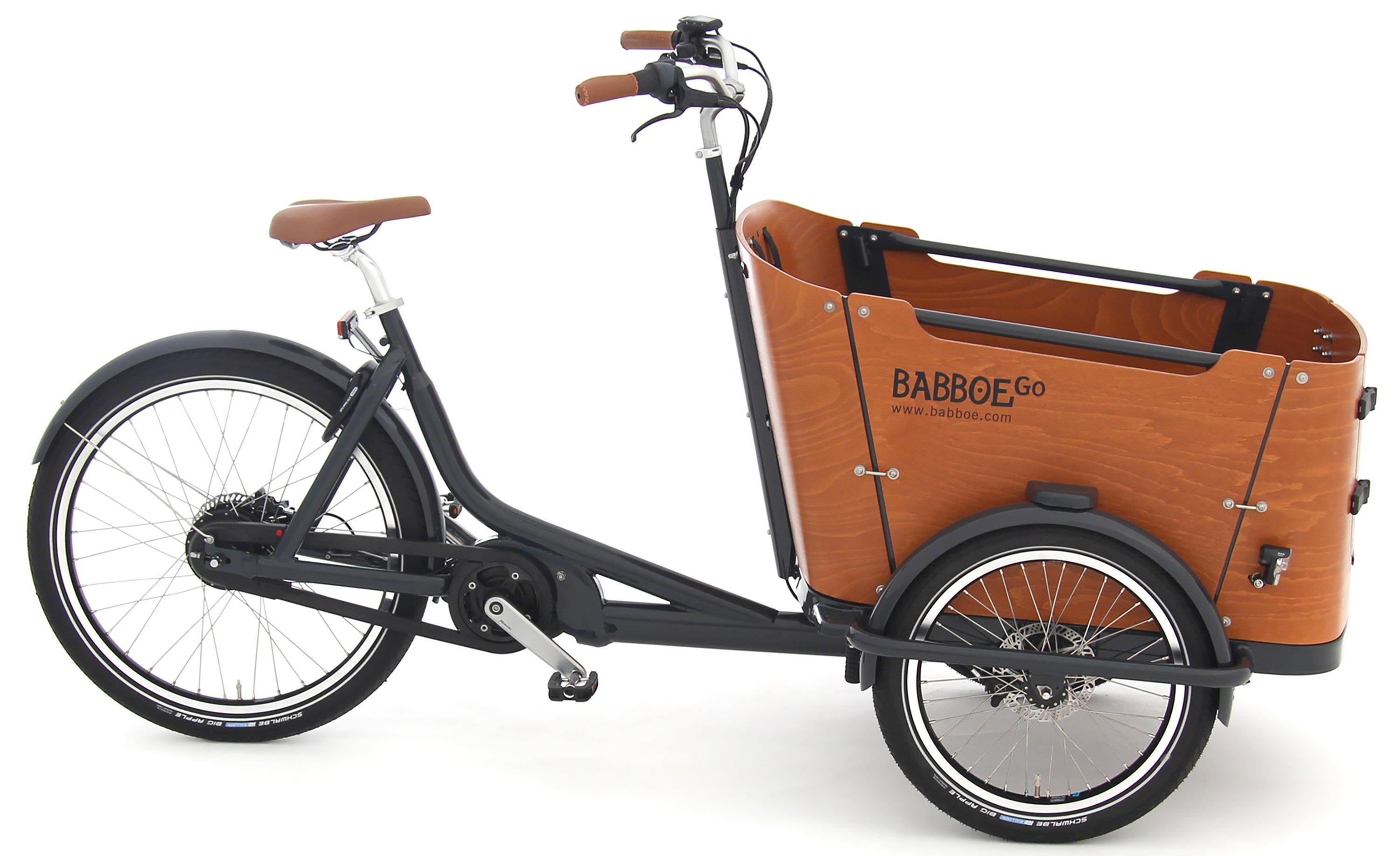 Babboe Go Mountain Schwarz/Anthrazit/Braun
