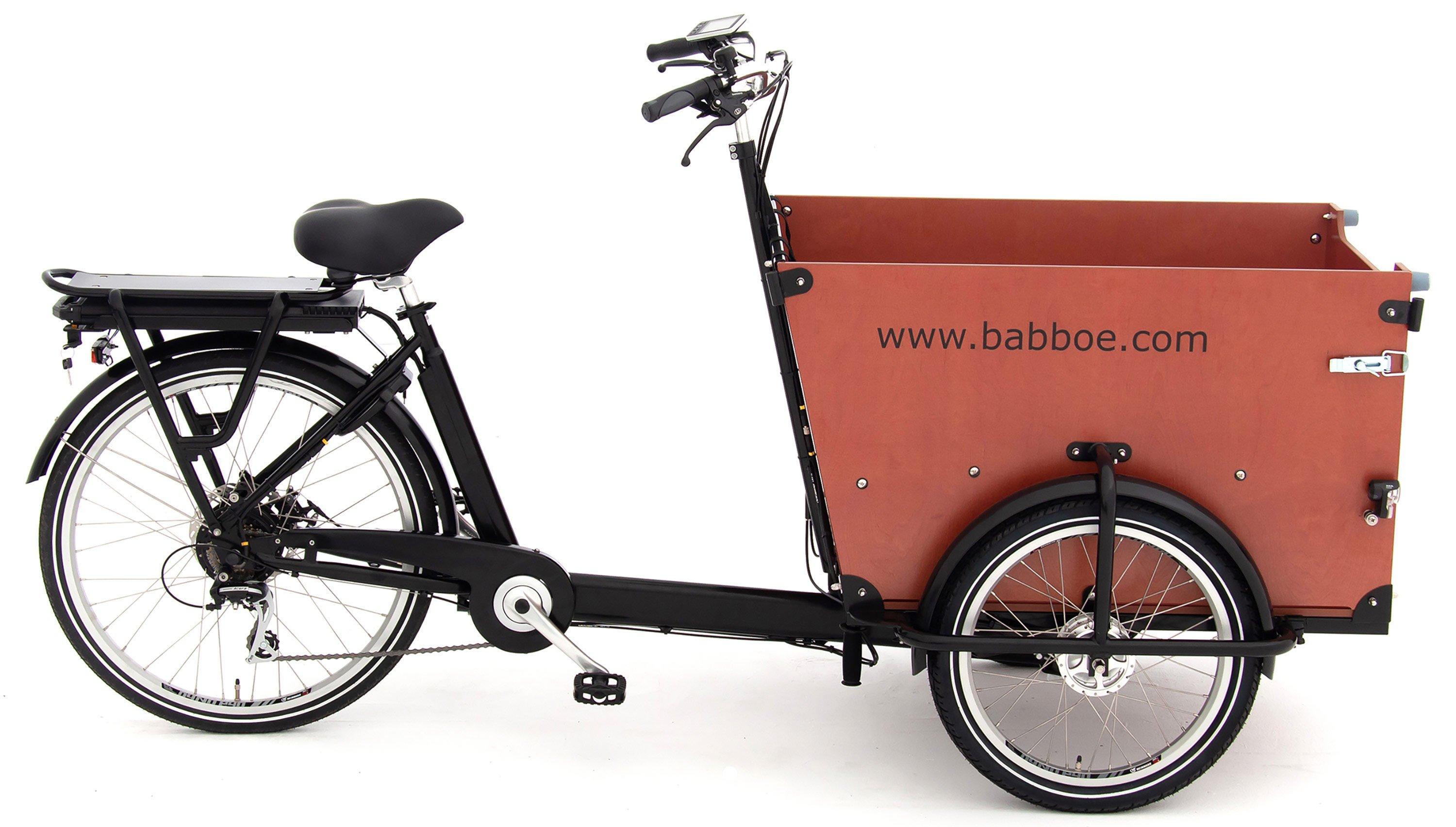 Babboe Dog-E Schwarz/Braun
