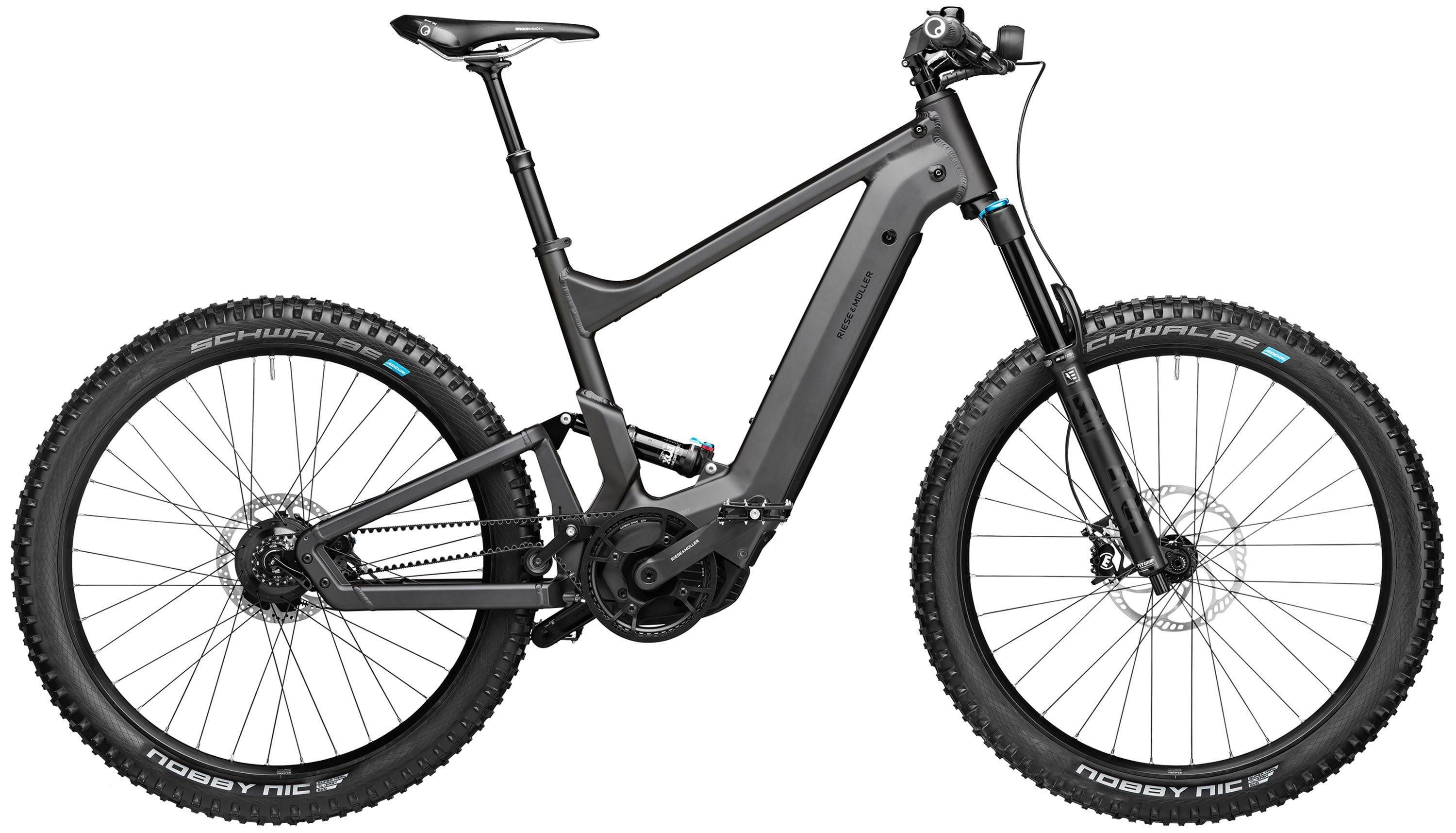 Riese & Müller Delite mountain rohloff Schwarz/Anthrazit/Grau – Image 1