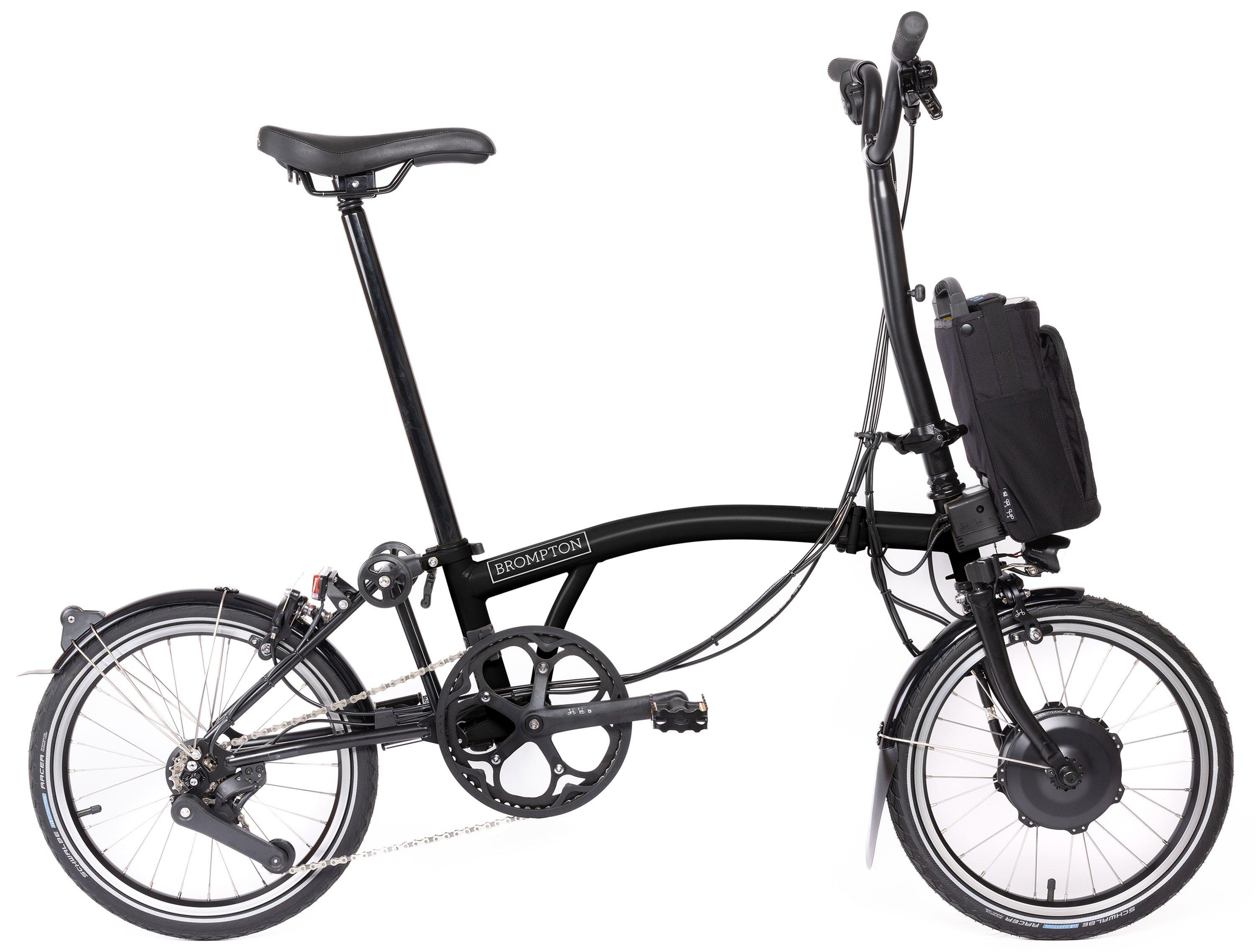 Brompton Electric C Line Explore High Schwarz/Anthrazit
