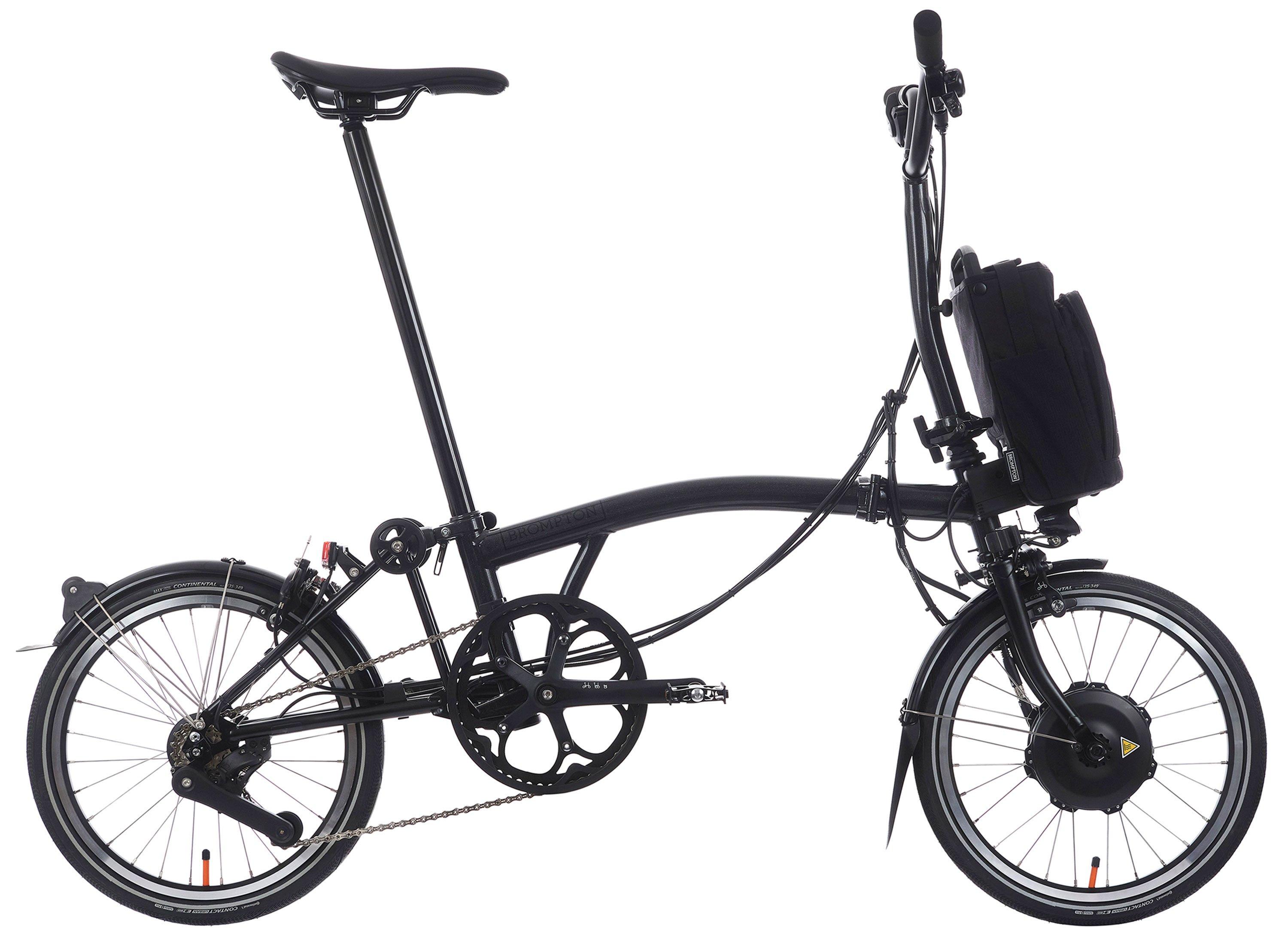 Brompton Electric P Line Urban Mid Schwarz