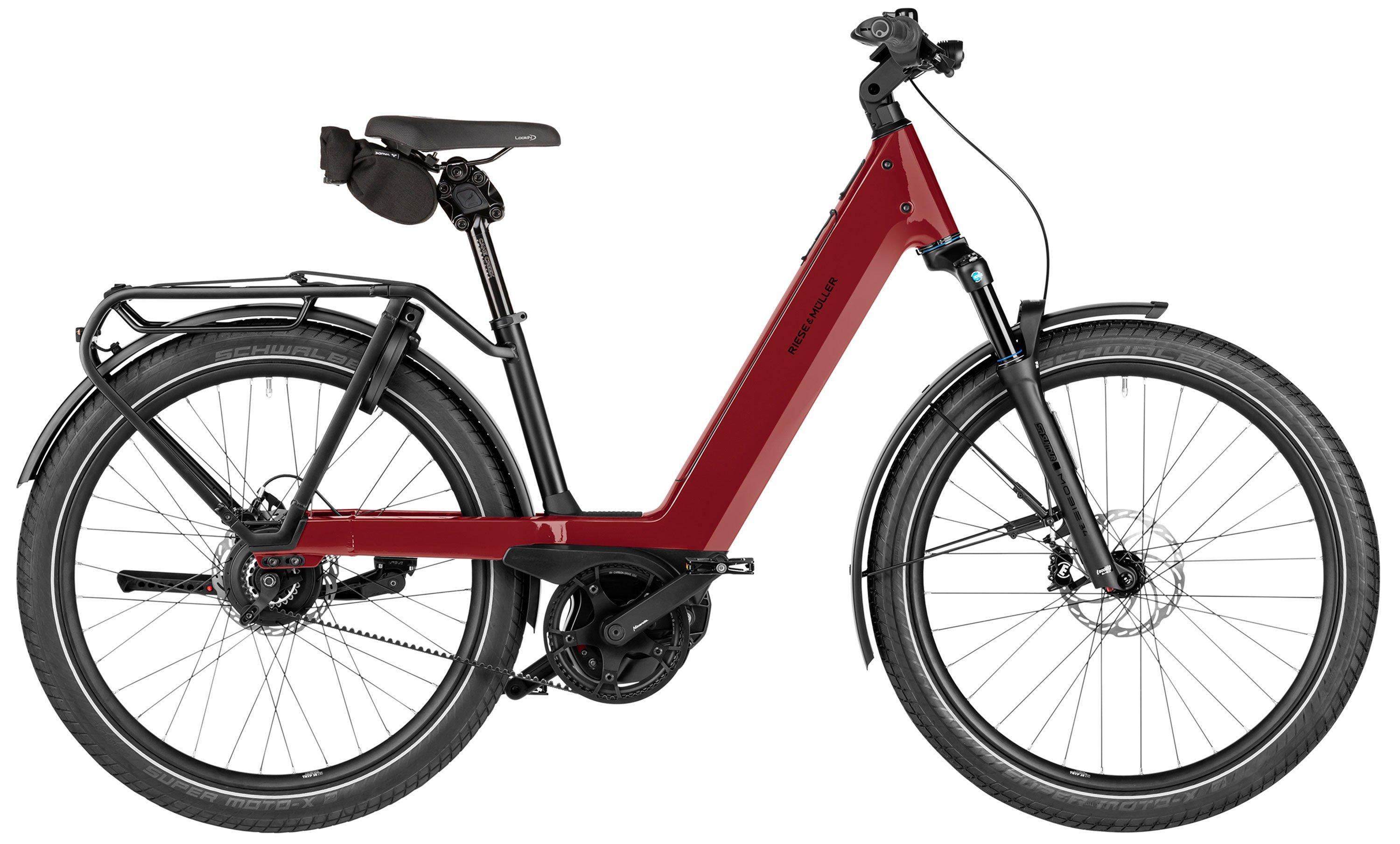 Riese & Müller Nevo5 vario Testbike Rot