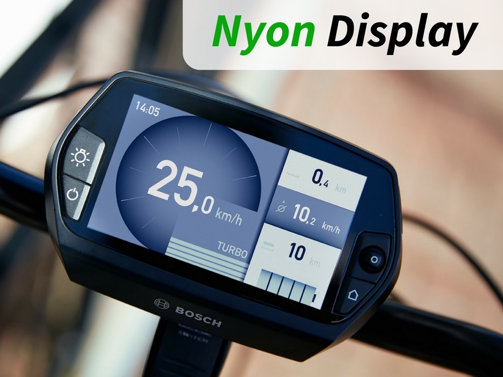 Entdecken Sie das Bosch Nyon Display für Ihr E-Bike. Modernes Design, intuitive Bedienung und Echtzeitdaten für ein