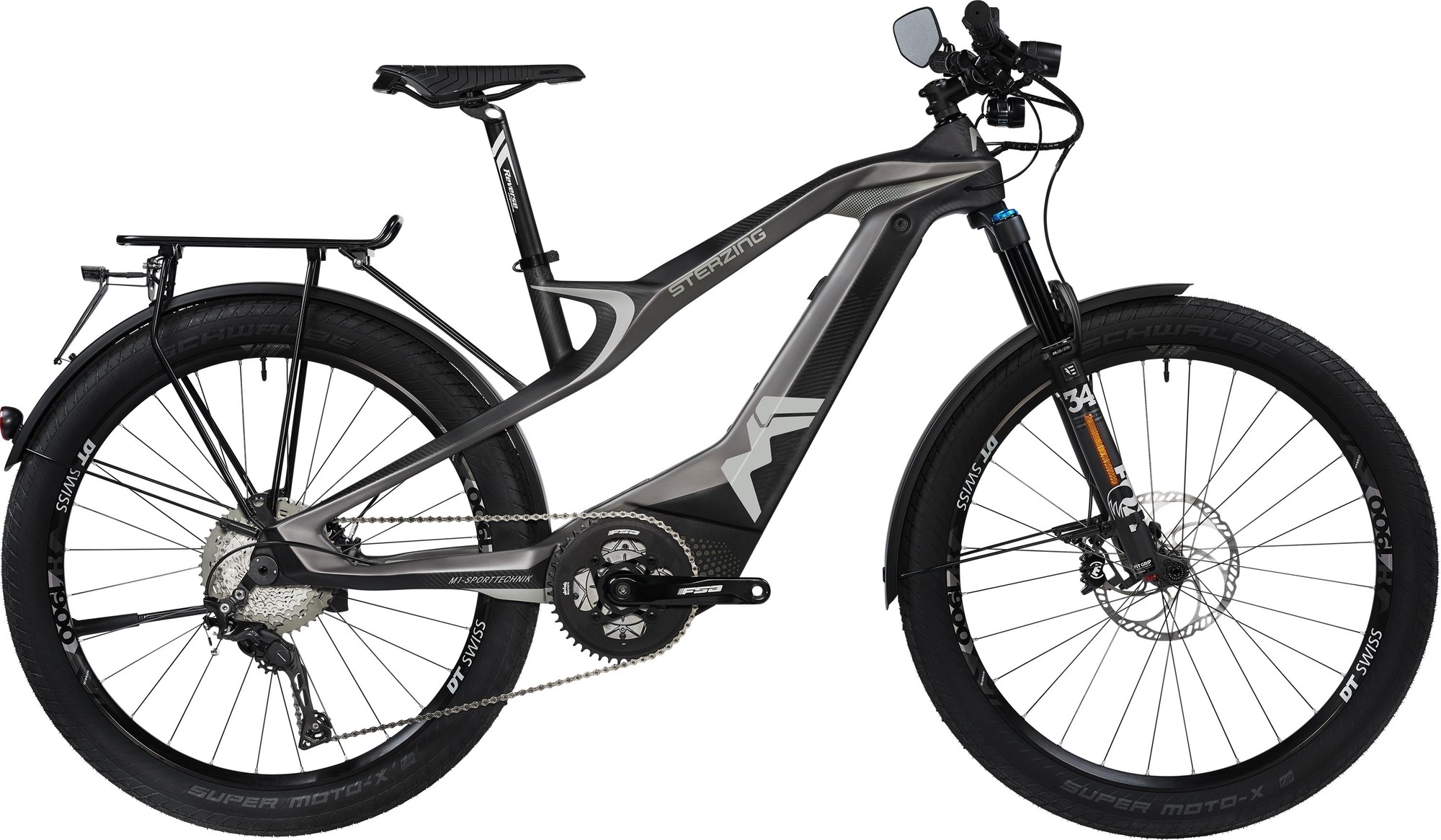 Das Bild zeigt das M1 Sterzing Evolution GT S Pedelec aus dem Jahr 2021, ein sportliches e-Bike.