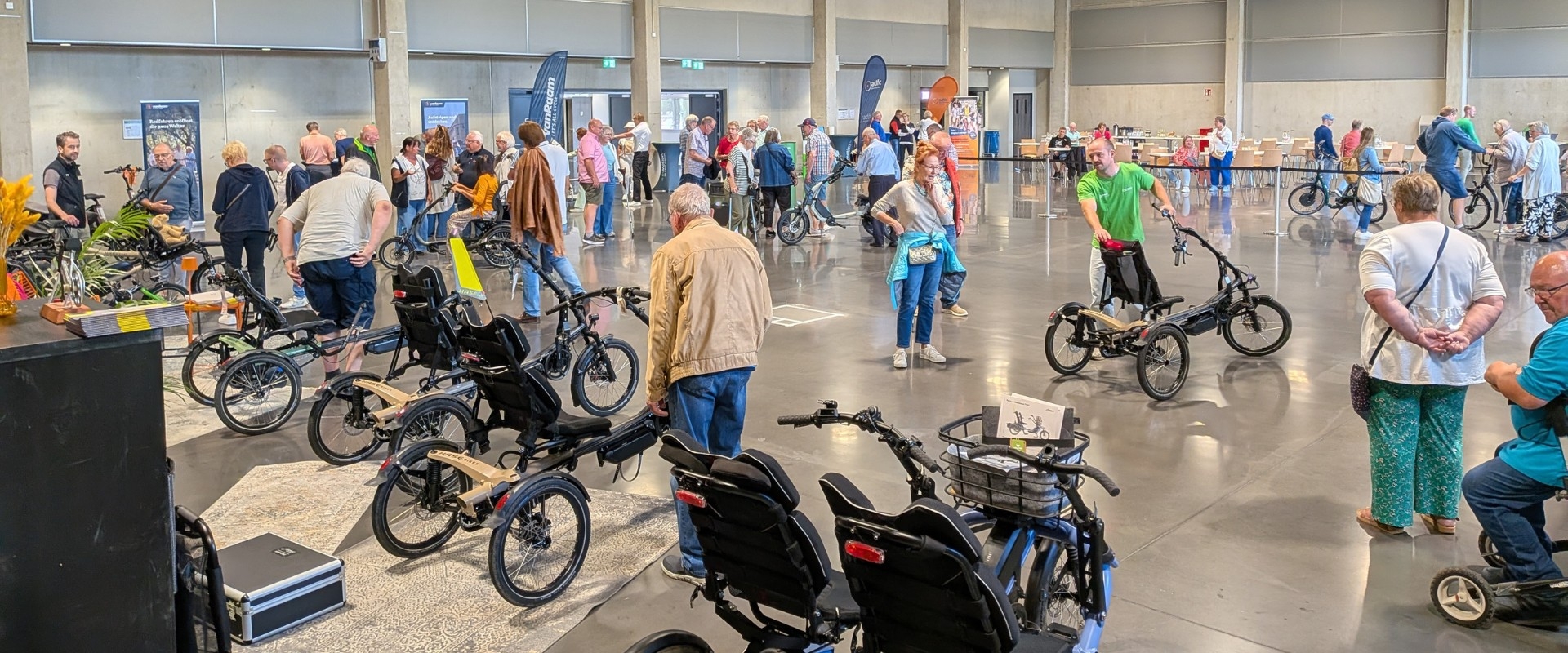 E-Bike Dreiräder auf der Messe in Meckenheim