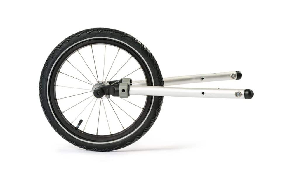 Verbessern Sie Ihre Croozer Kinderanhänger mit dem Jogger Set. Ideal für sportliche Spaziergänge und Joggingtouren.