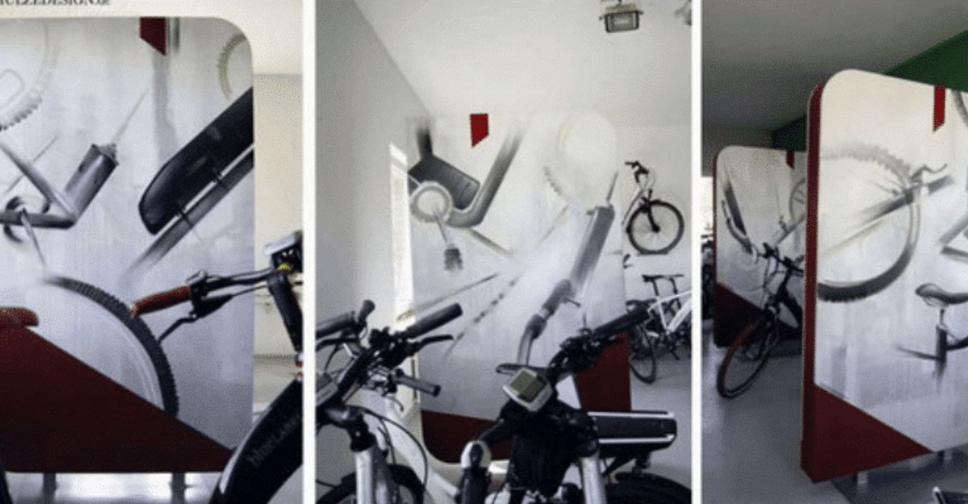 Art meets e-Bike, Wandgemälde von Vincent Schulze in Hamburg