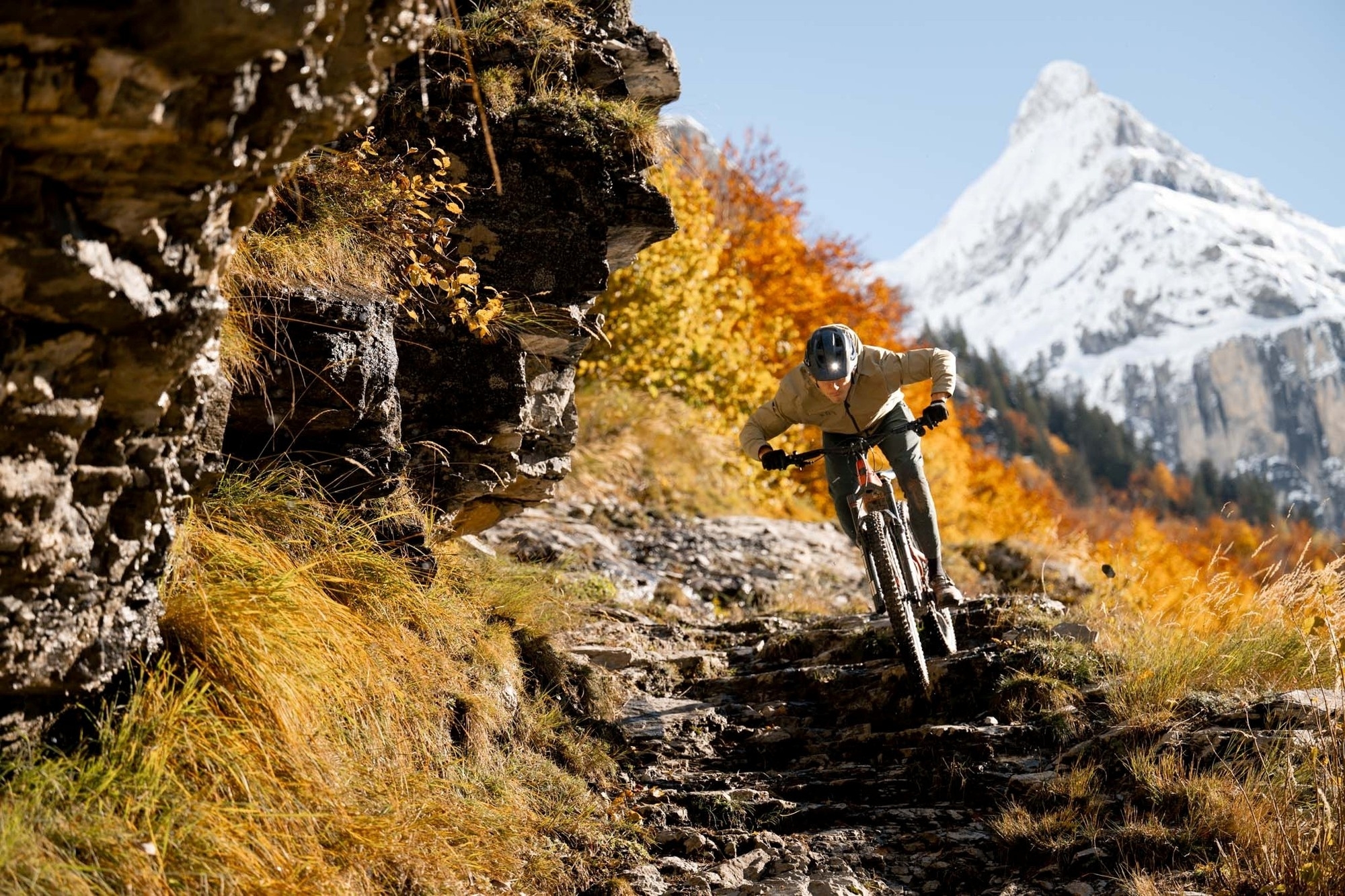 Das Bild zeigt ein Santa Cruz Heckler in Aktion