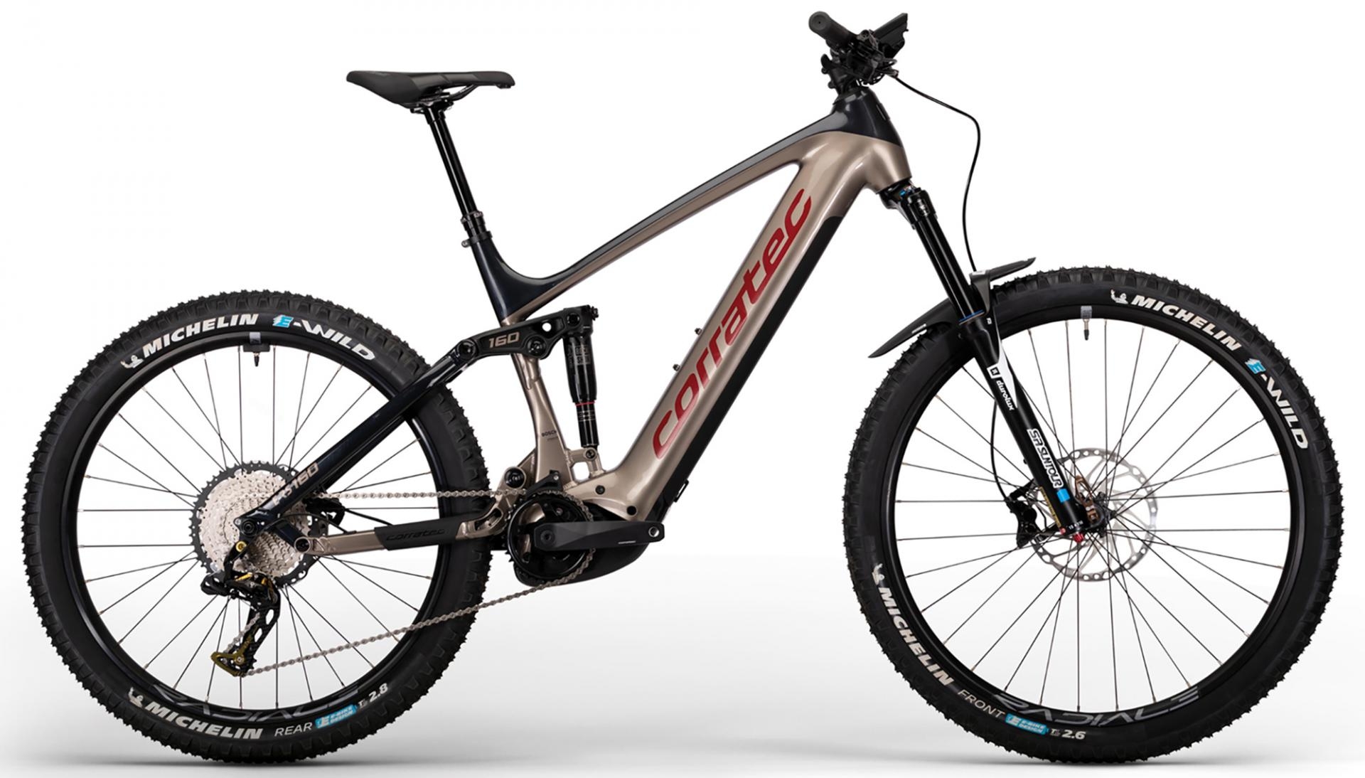 Entdecken Sie das Corratec E-Power RS 160 Pro 2023: Ein starkes E-Mountainbike für anspruchsvolles Gelände mit robu