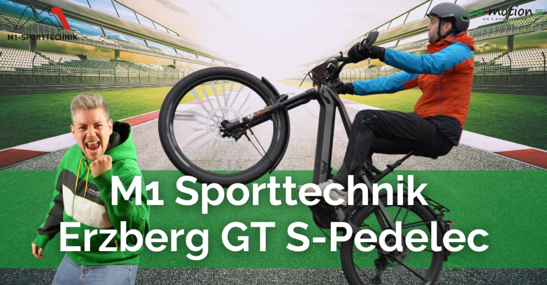 Das YouTube Thumbnail zum M1 Erzberg GT S-Pedelec