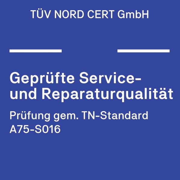 Logo der TÜV Zertifizierung