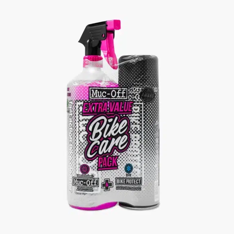 Pflege dein Fahrrad mit dem Muc-Off Extra Value Bike Care Pack. Ideal für umfassende Reinigung und Schutz deines Bi