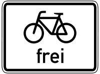Das Fahren auf Fahrradwegen ist nur mit reinen Pedelecs mit einer Tretkraftunterstützung bis 25 km/h erlaubt.