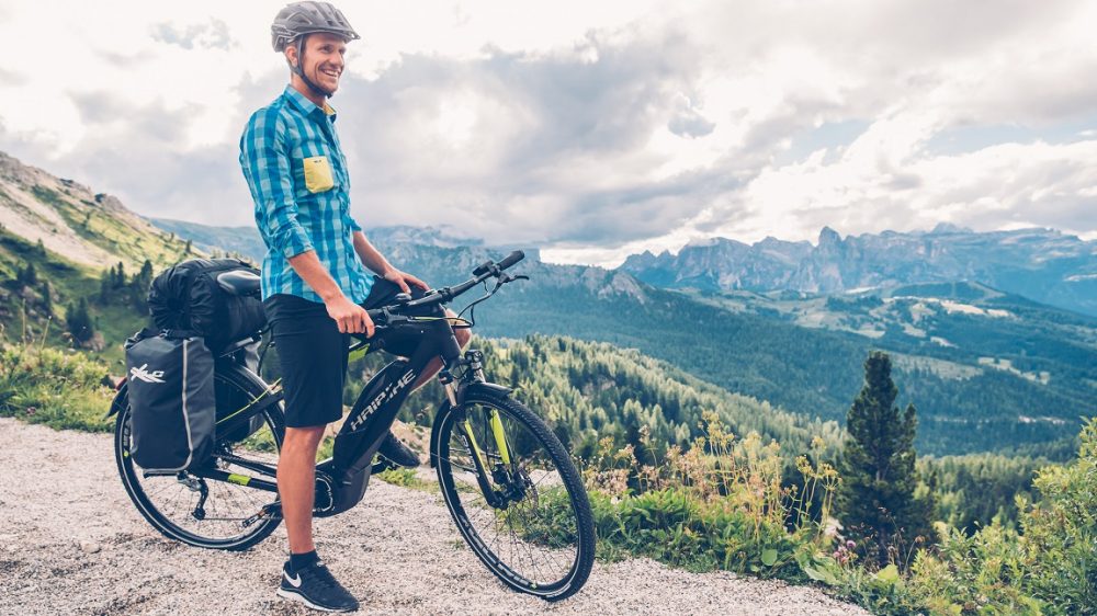 Der Yamaha PW e-Bike Antrieb im Haibike SDURO Trekking 4.0 mit vier Unterstützungsstufen und einem starken Drehmoment für lange Trekking-Touren und Fahrten in der Stadt mit dem Pedelec