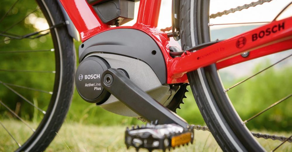 Dar Bosch Active Line Plus ist der Nachfolger des Active Cruise, allerdings ist er leiser und lässt sich komplett ohne Tretwiderstand fahren, in das Designs der e-Bikes passt sich der Motor optimal ein - wie auf diesem Bild.