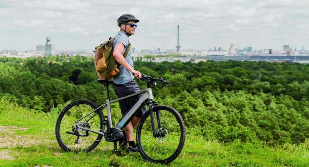 Aktiven Lebensmittel mit e-Bikes trotz Asthma führen