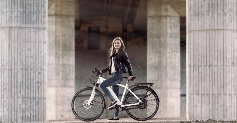 e-Bike Fahren mit gesunder Sitzhaltung