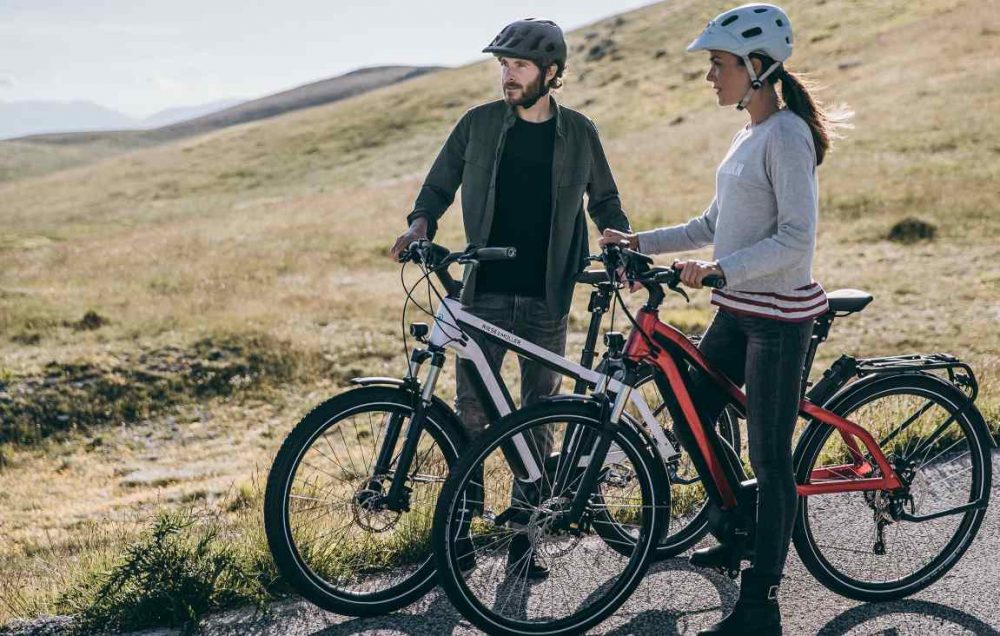 Trekking e-Bike mit guter Gangschaltung finden