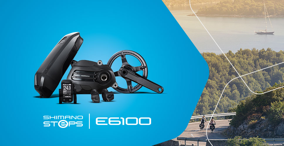 Der neue e-Bike Motor Shimano E6100 ist speziell für den Einsatz in City und Trekking e-Bikes optimiert.