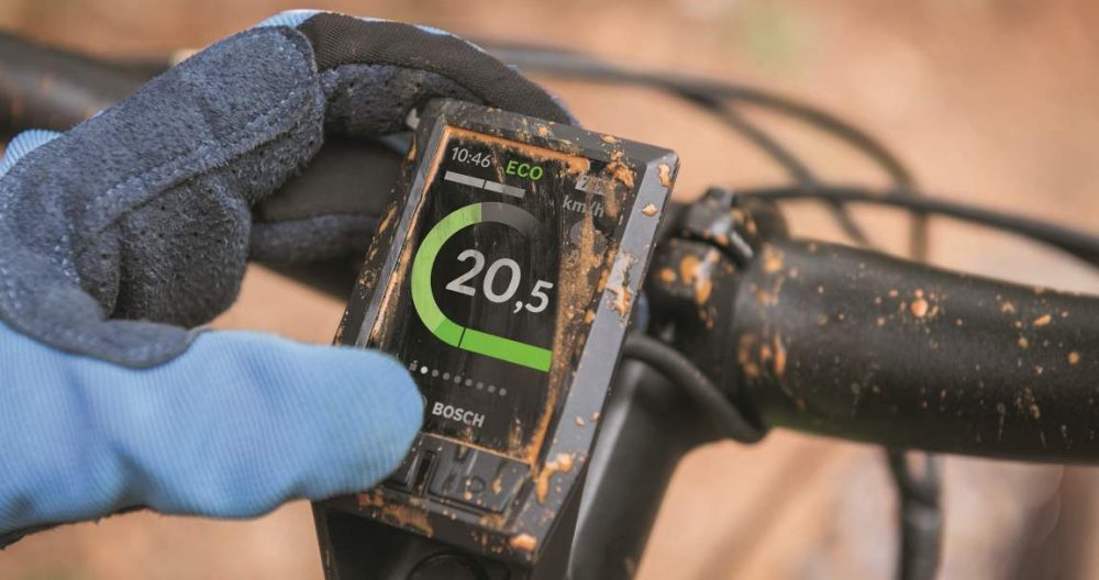 Das Bosch Kiox e-Bike Display mit kratzfestem Farbdisplay