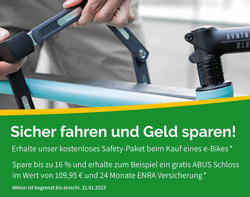 Kostenloses Safety Paket im e-motion e-Bike Premium-Shop Hannover erhalten