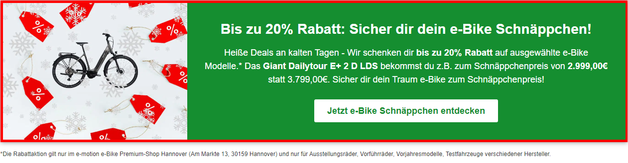 e-motion e-Bike Welt Hannover