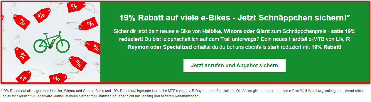 e-motion e-Bike Welt Würzburg