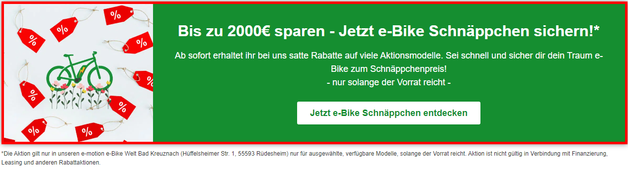 e-motion e-Bike Welt Bad Kreuznach