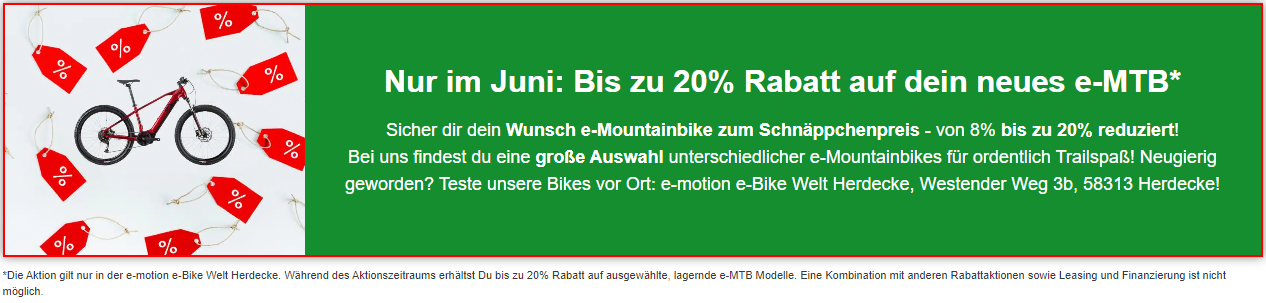 e-motion e-Bike Welt Herdecke