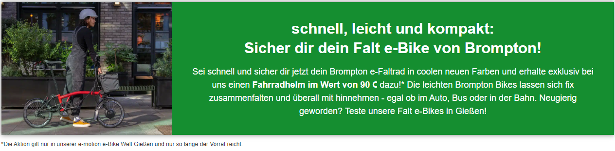 e-motion e-Bike Welt Gießen