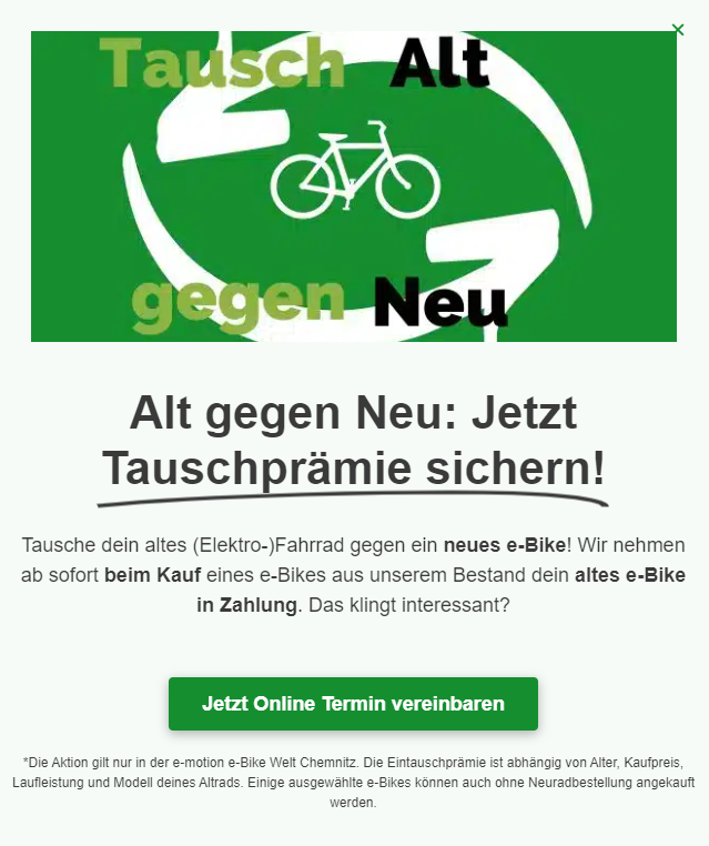 Chemnitz Verleih Aktion